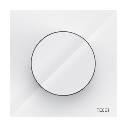 TECE 9240984 Пневматическая дистанционная пластиковая панель (кнопка) смыва унитаза TECEflushpoint для одинарной системы смыва, квадратная, белая