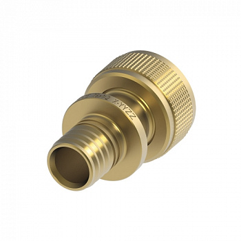 Быстросъемное соединение TECEflex 16 х 1/2", прямое, кремнистая бронза